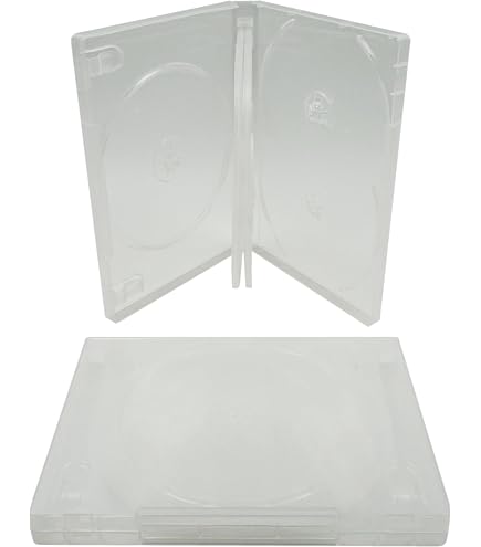 Amazon.com: (1) Clear 8 Disc DVD Empty Replacement Boxes with Wrap